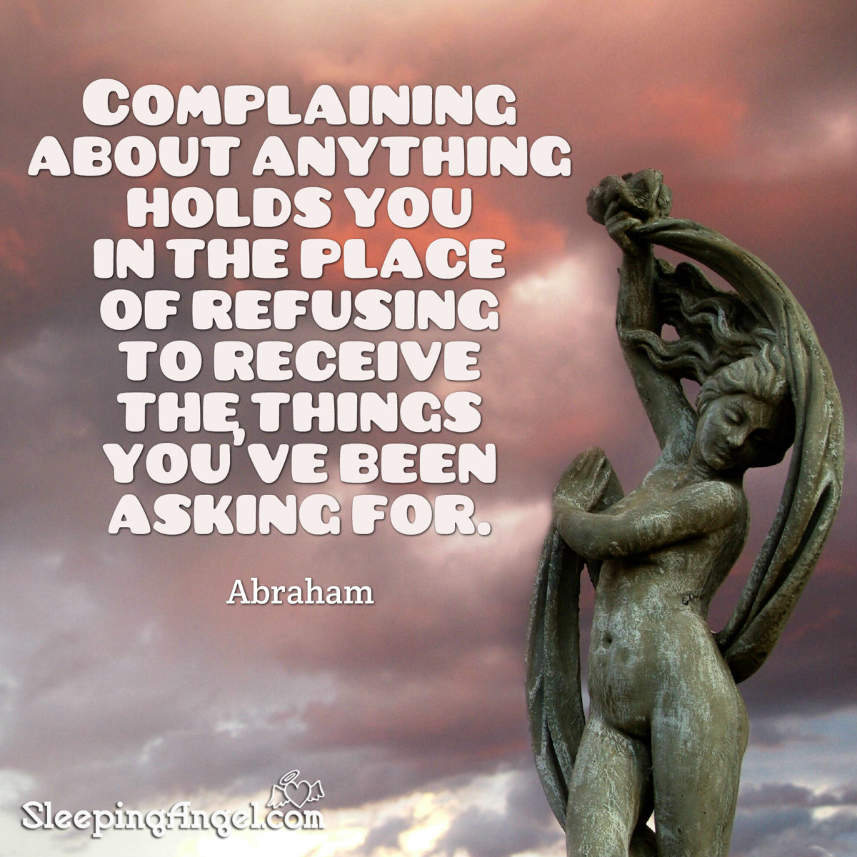 Complaining Quote Sleeping Angel