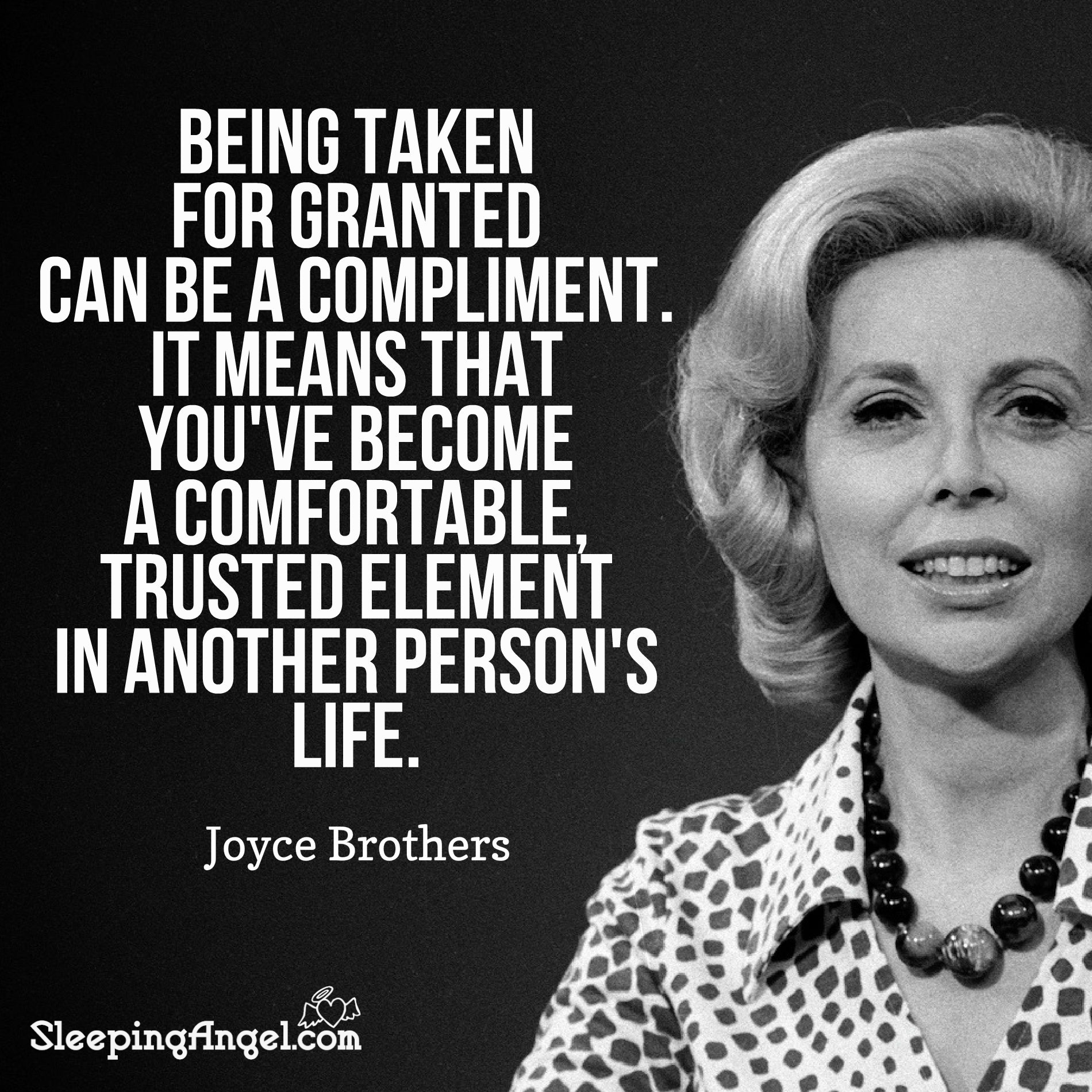 Joyce Brothers Quote
