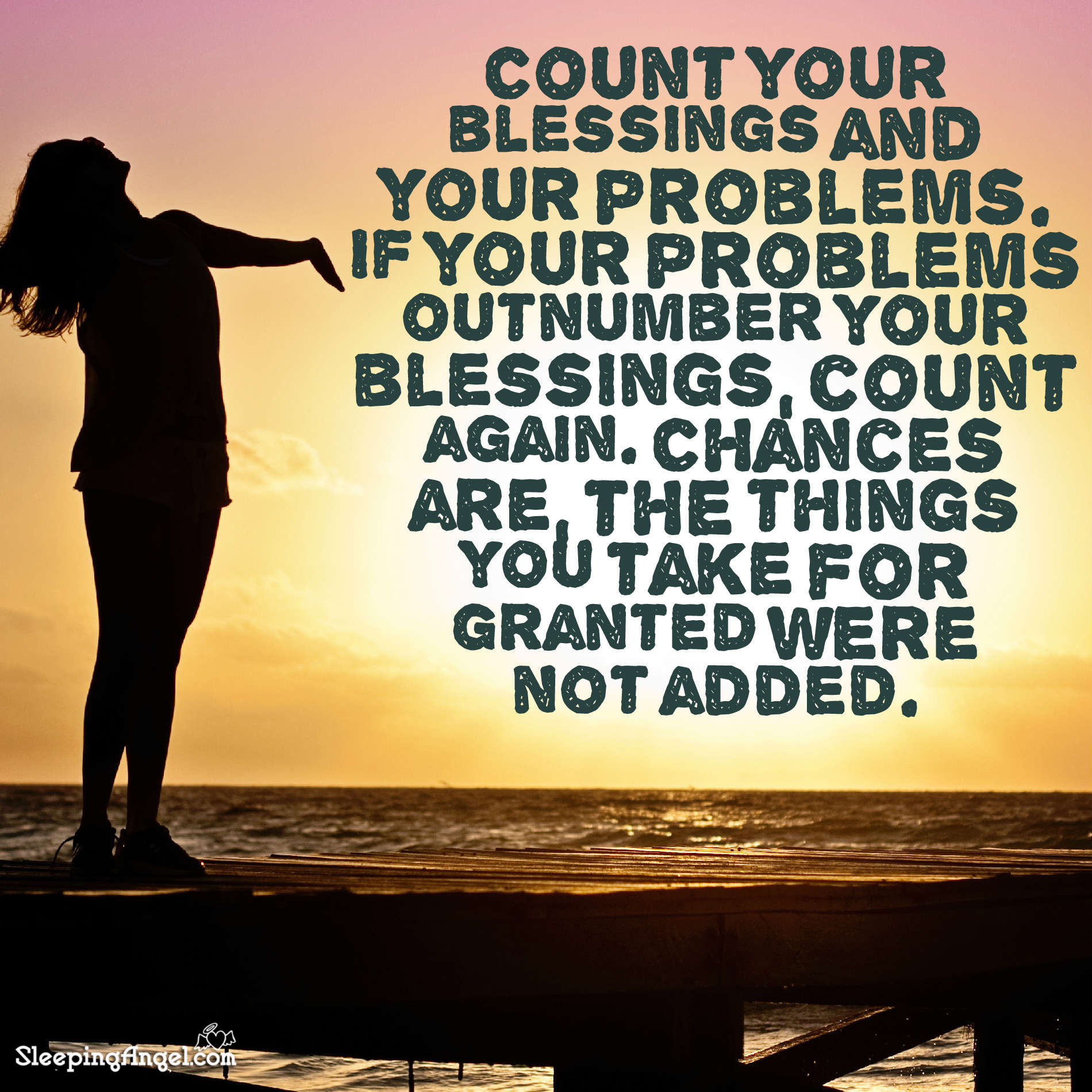 Count Your Blessings Quote