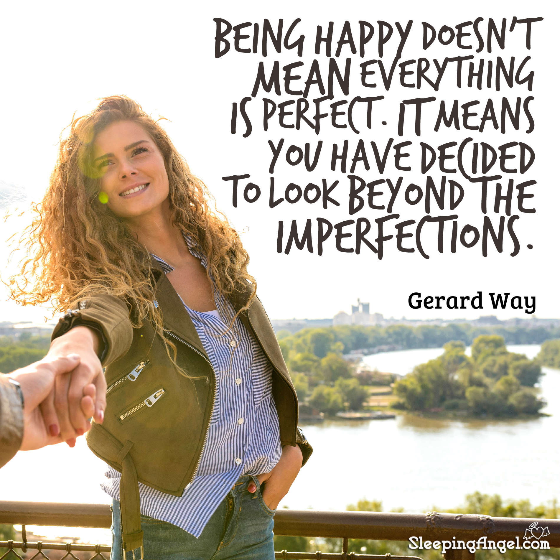 Being Happy Quote
