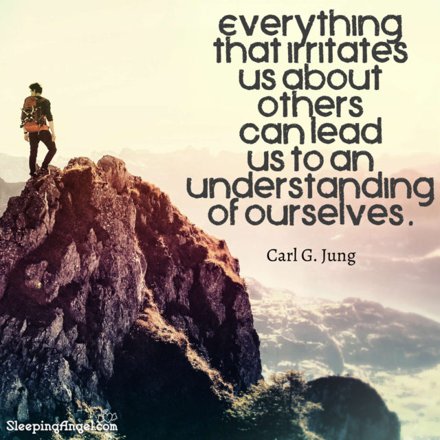 Carl G. Jung Quote – Sleeping Angel