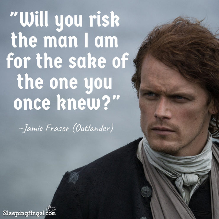 Outlander Quote – Sleeping Angel