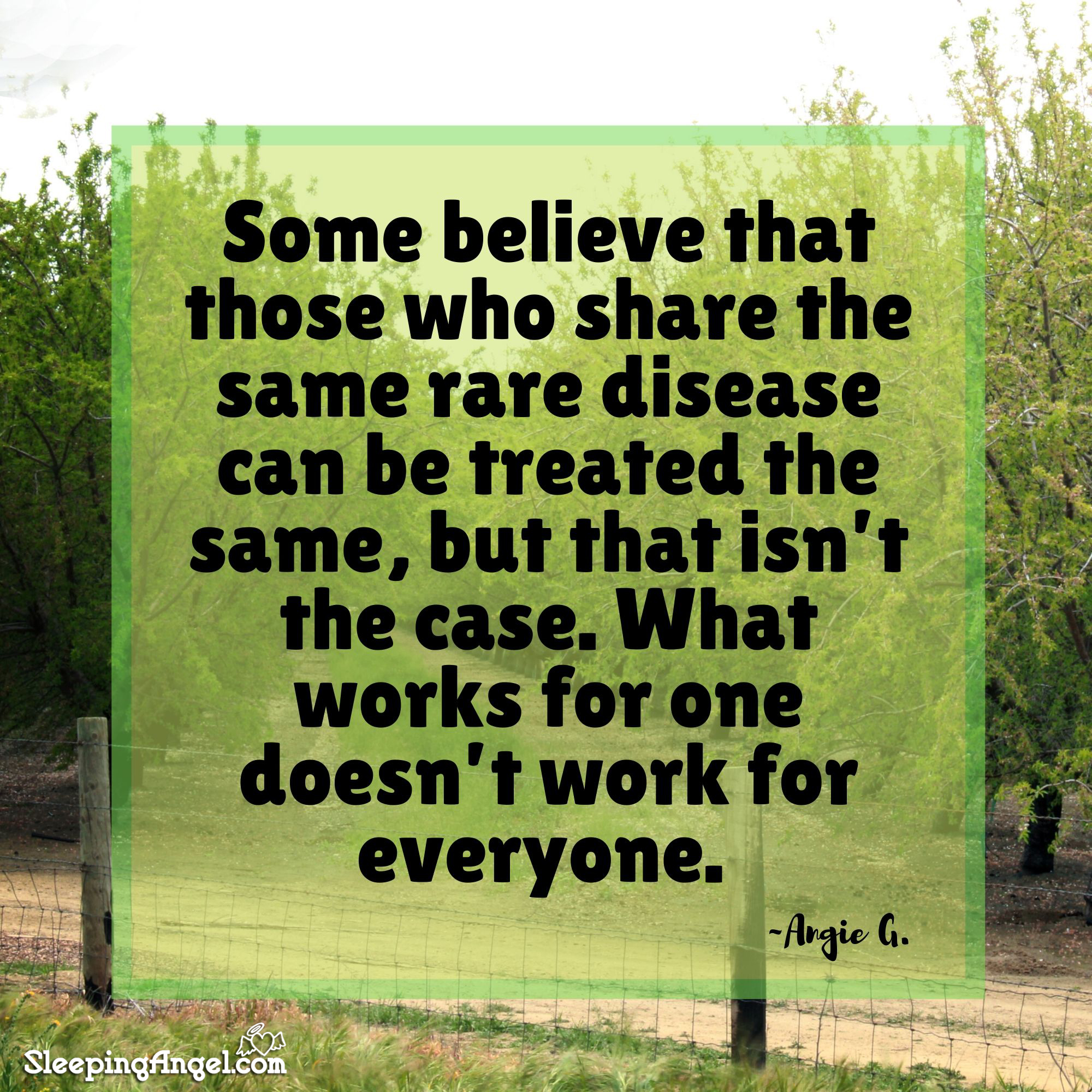 Rare Disease Quote