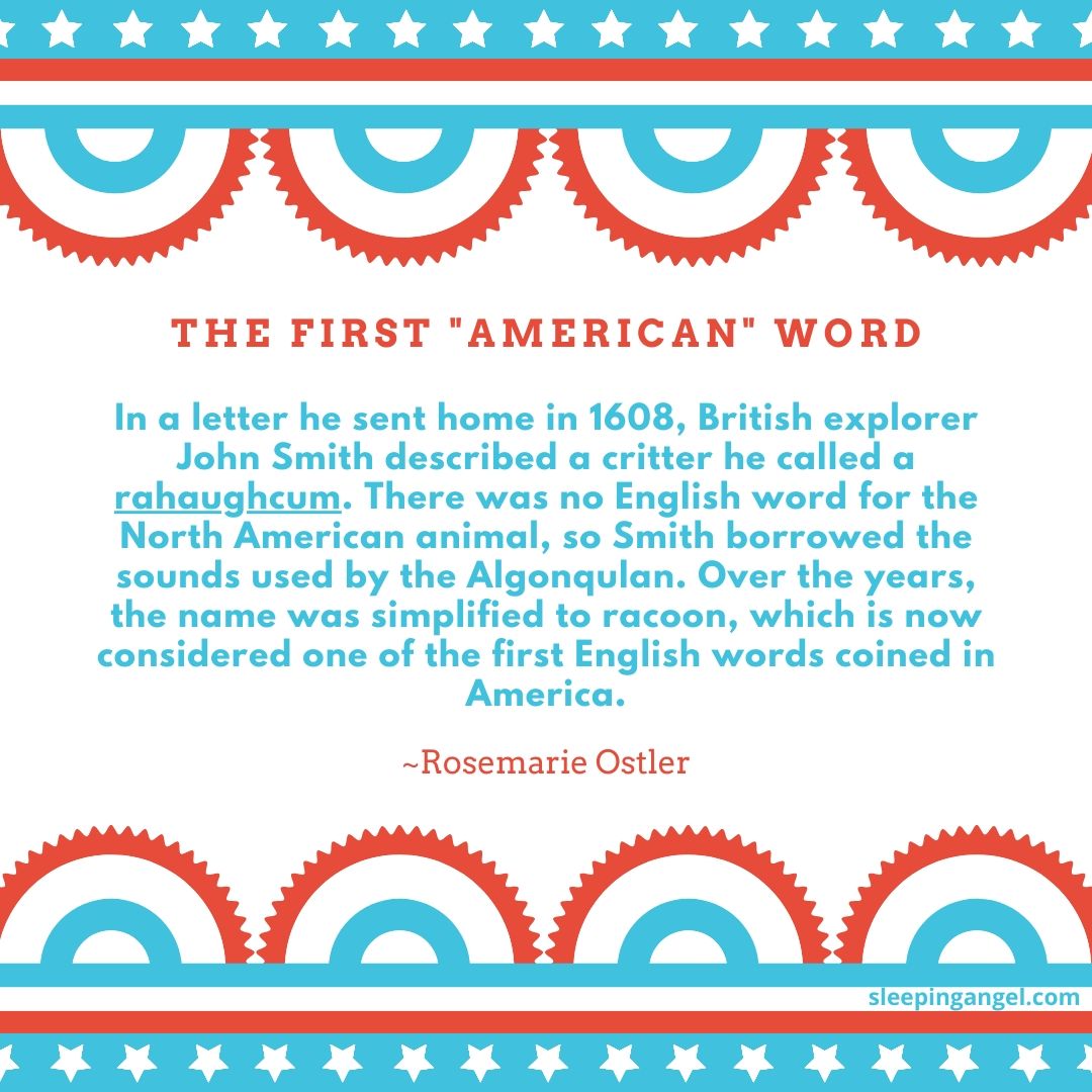Did You Know? The First “American” Word