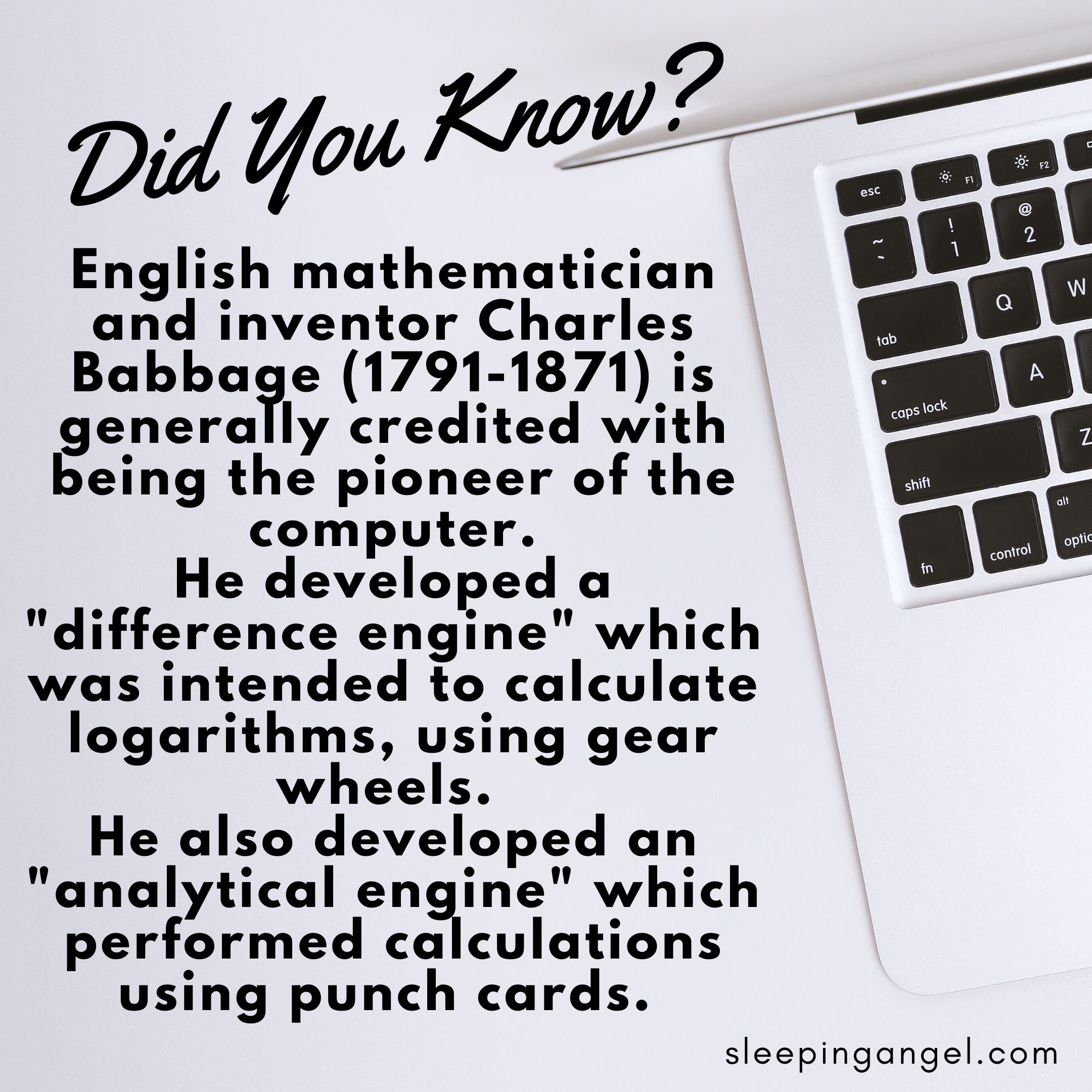 Did You Know? The Pioneer of the Computer