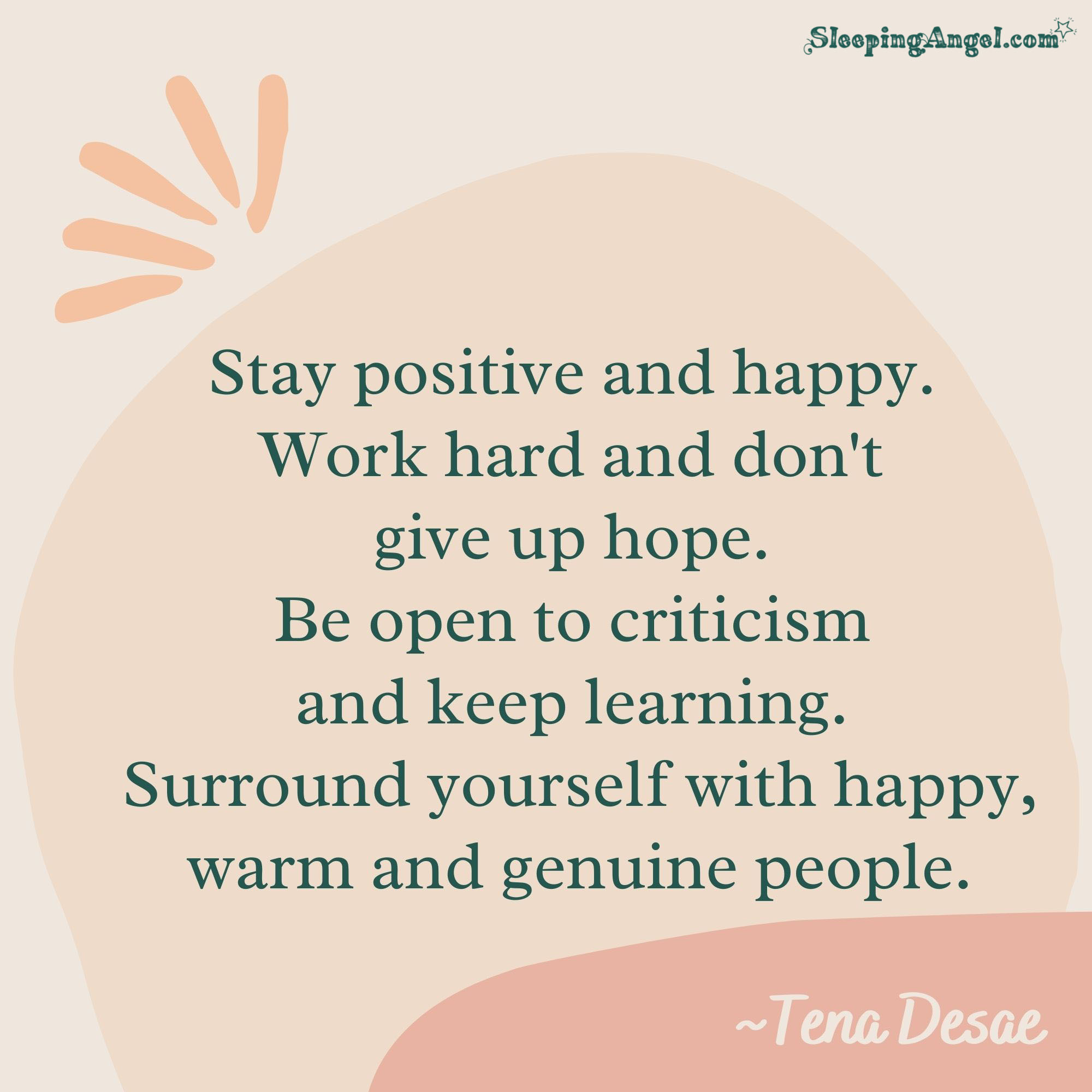 Stay Positive Quote