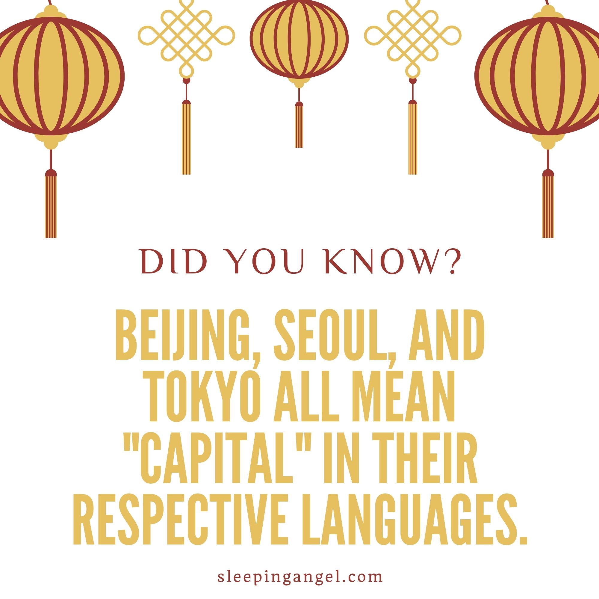 Did You Know? Capitals