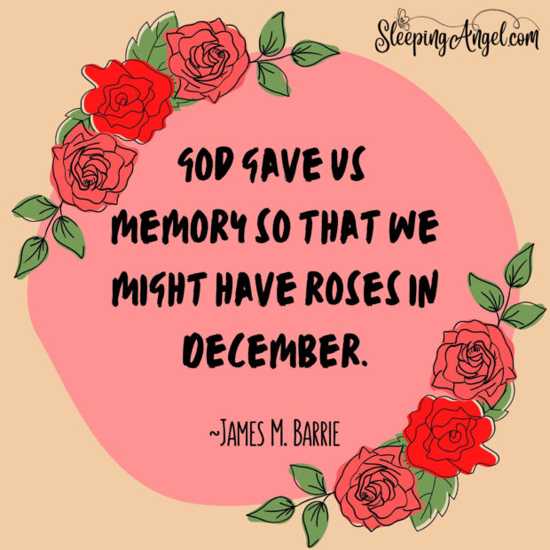 Roses in December Quote