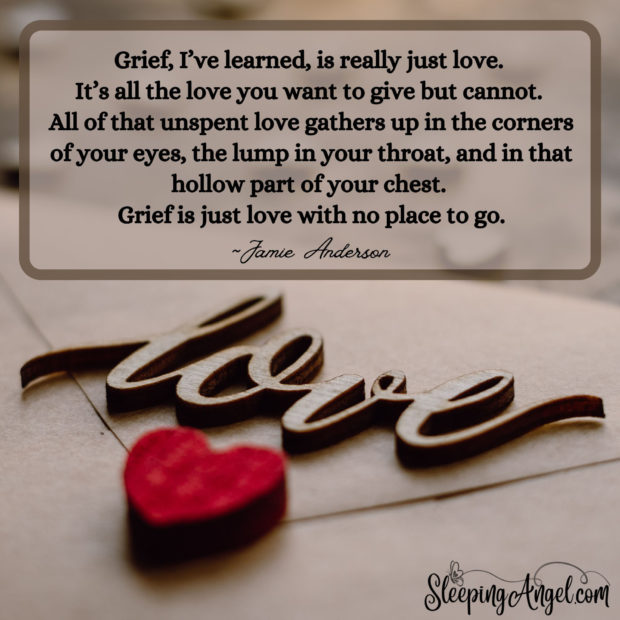 Grief is Just Love Quote
