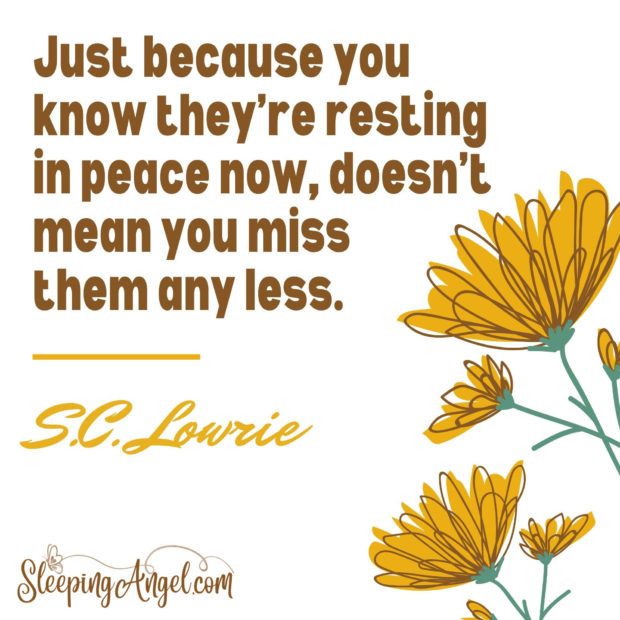 Resting in Peace Quote
