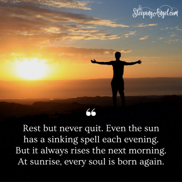 Rest but Never Quit Quote