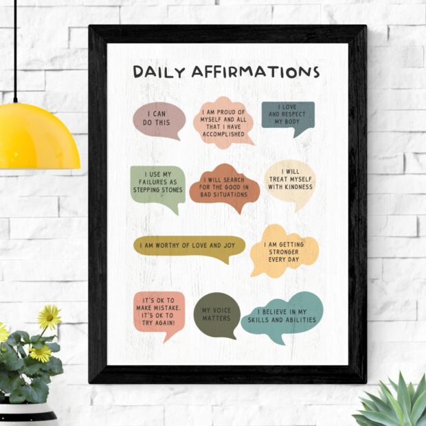 Daily Affirmations Poster