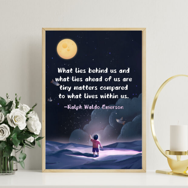 Ralph Waldo Emerson Quote Poster