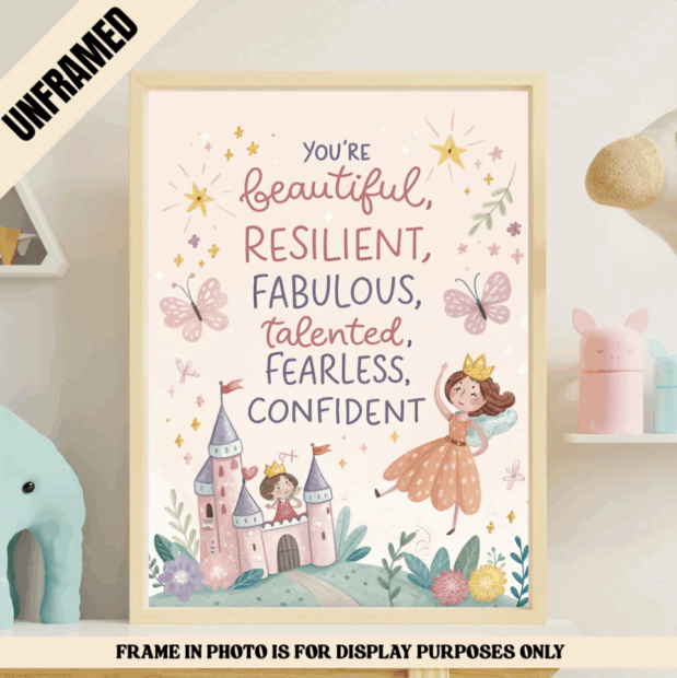 Inspirational Wall Art for Girls