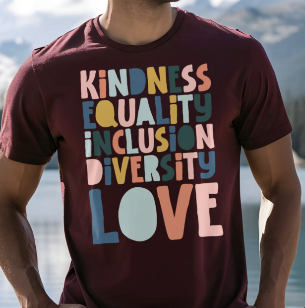 Kindness Equality Inclusion Diversity Love T-Shirt