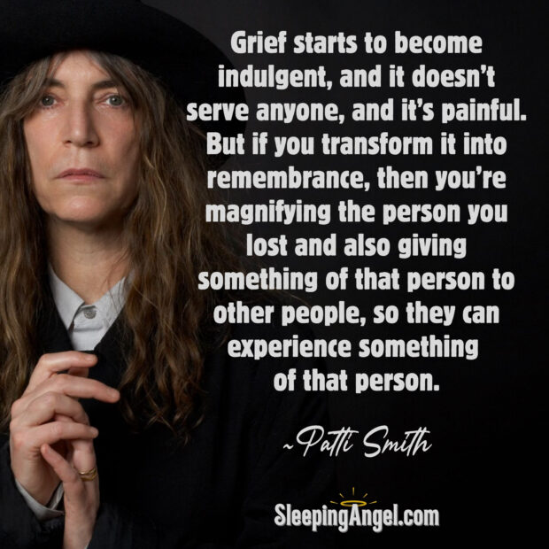 Patti Smith Grief Quote